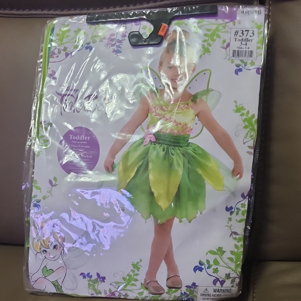 Tinker Bell Toddler Fairy Costume - Green and Pink